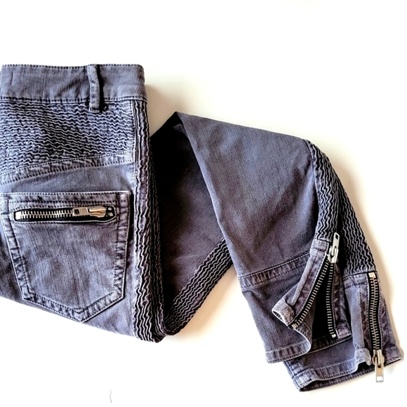 ISABEL Marant Etoile Moto Jeans Pelona Biker Pants - Picture 4 of 15